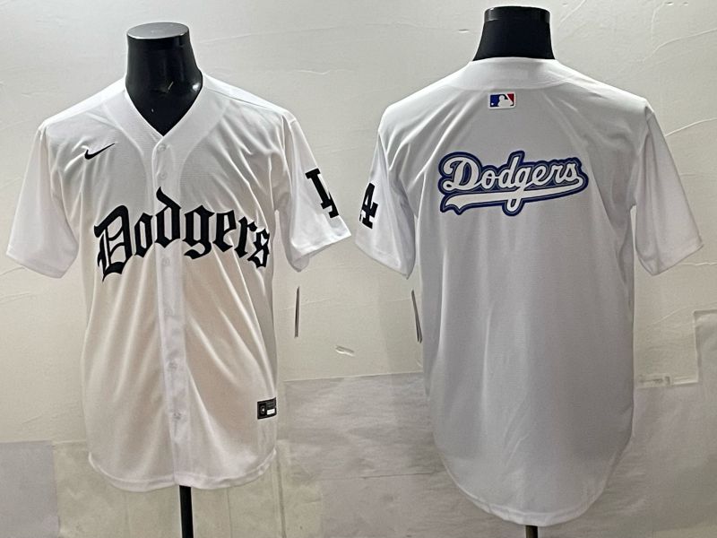 Men 2025 Los Angeles Dodgers Blank White 7th generations Joint Name Nike MLB Jersey style 011->women nfl jersey->Women Jersey